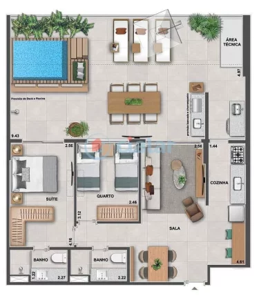 Imagem Apartamento à venda 2 Quartos 1 Suite 1 Vaga 70.53M Tijuca Rio de Janeiro - RJ | Ornato Tijuca