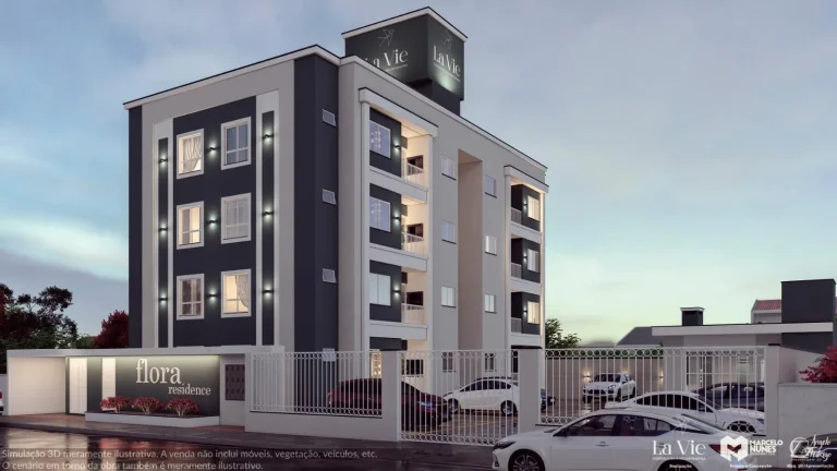 Imagem Apartamento com 2 dormitórios à venda sendo 1 suíte, 53.2 m² por - R$ 320.000,00 - Areias - Tijucas/SC