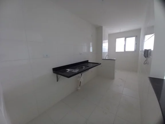 Imagem Apartamento na Praia de Mongaguá - 2 Dormitórios (1 Suíte) - Varanda Gourmet - Vista Mar - 1 Vaga de Garagem - R$ 420 mil, Cod: 2290