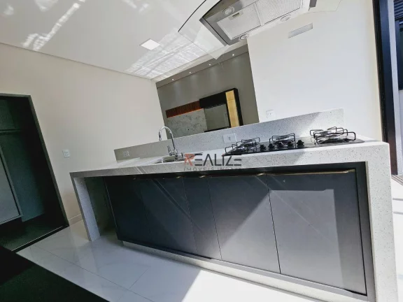 Imagem Casa moderna com piscina e 3 suítes à venda, 151 m² por R$ 1.290.000 - Condomínio Fechado - Indaiatuba/SP