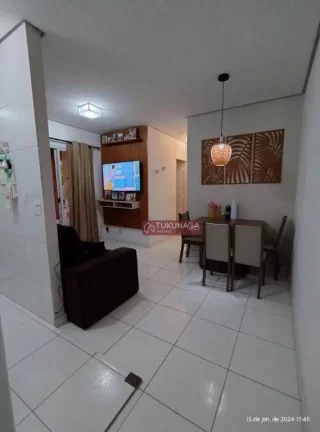 Imagem Apartamento com 3 dormitórios à venda, 73 m² por R$ 420.000,00 - Cocaia - Guarulhos/SP