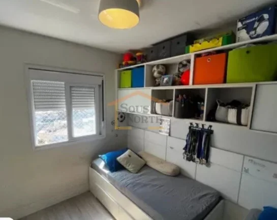 Imagem Apartamento com 87 m², composto por 2 dormitórios, 3 banheiros, possui varanda, box, armários nos...