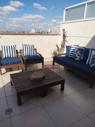 Imagem Magnífica cobertura duplex com 3 dormitórios, 2 vagas à venda, 156 m² por R$ 1.300.000 - Vila Nova Mazzei - São Paulo/SP
