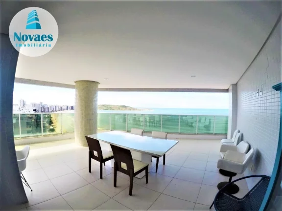 Imagem Maravilhoso apartamento a Venda de Frente para o Mar com uma Linda Vista permanente para o mar da Praia do Morro em Guarapari