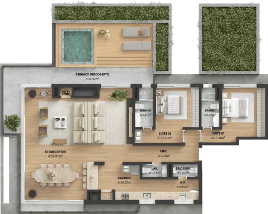 Imagem Apartamento com 2 Quartos à Venda, 156 m² em Auxiliadora - Porto Alegre