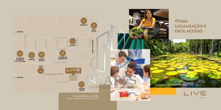 Imagem Live Almaa com 3 suites com uma vista panoramica e nascente em são Braz