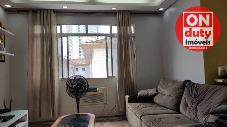 Imagem Apartamento com 2 dormitórios à venda, 98 m² por R$ 550.000,00 - Embaré - Santos/SP
