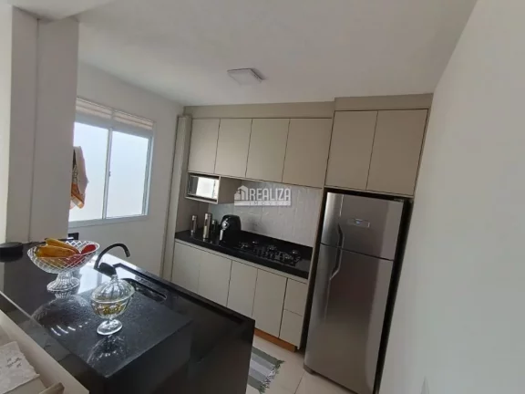Imagem Apartamento de 2 dormitórios com móveis planejados e piscina no Residencial Toscana, em Uberaba
