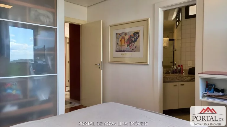 Imagem Apartamento a venda no Belvedere, um apartamento de 4 quartos a venda, 240 m² e 5 vagas livres, acabamento impecável