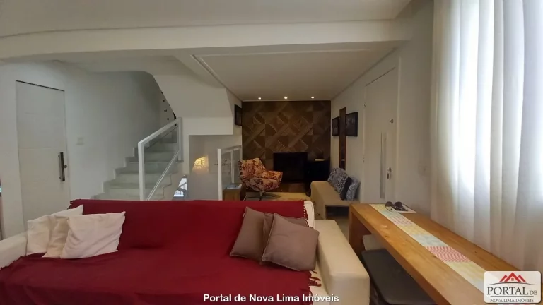 Imagem Casa a venda em Nova Lima, prontinha para você! Uma Casa dos Sonhos Espera por Você no Condomínio Village Royale!