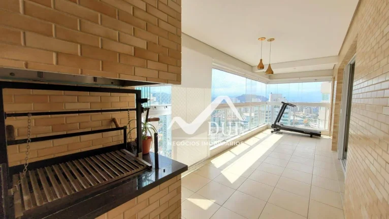 Imagem VARANDA GOURMET, ANDAR ALTO, LAZER COMPLETO, GONZAGA, CASTELL DUE PIAZZE, 2 dormitórios à venda, 109 m² por R$ 1.550.000 - Gonzaga - Santos/SP