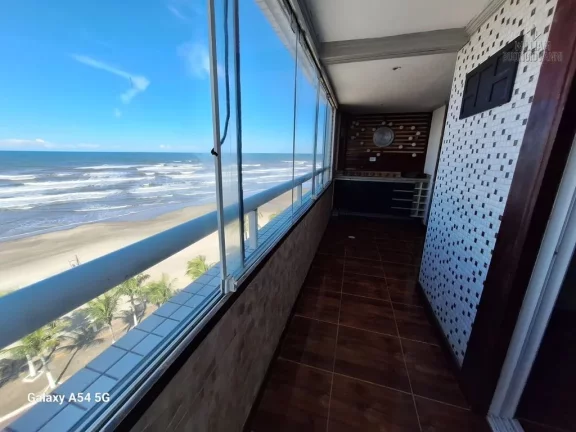Imagem Apartamento 2 dormitórios sendo 1 suíte com vista total para o mar em Mongaguá