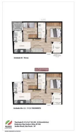 Imagem Apartamento à venda, 25 m² por R$ 205.000,00 - Jardim Brasil - São Paulo/SP