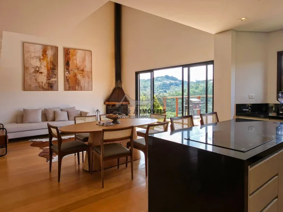 Imagem Casa condomínio fechado Campos do Jordão – 4 suítes, porteira fechada