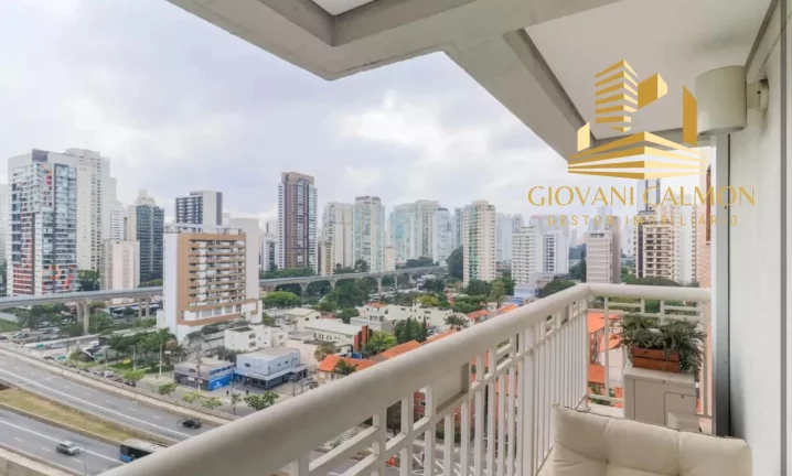 Imagem Apartamento de luxo no Brooklin Novo, São Paulo-SP: 5 quartos, 5 suítes, 2 salas, 1 banheiro, 2 vagas de garagem, 121m² de área.