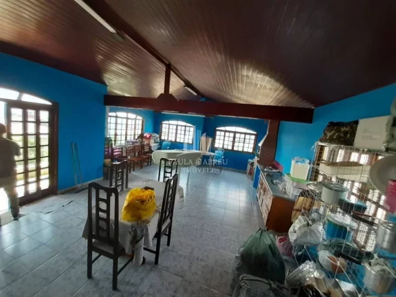 Imagem Linda Casa Principal (+ 2 Casas), 3 Quartos, 3 Banheiros, 2 Salas, Área de Churrasco Grande, 3 Vagas no Jardim Mauá-SP