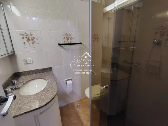Imagem Apartamento frente mar de 2 quartos com suíte, 2 salas e vaga de garagem nas Pitangueiras, Guarujá-SP: Imperdível oportunidade!