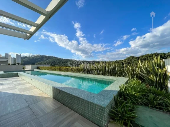 Imagem Apartamento semi-mobiliado para alugar Alphaville - Tamboré com 1 suíte e 1 vaga - 50m² | R$4.684,00 pacote - Santana de Parnaíba/SP