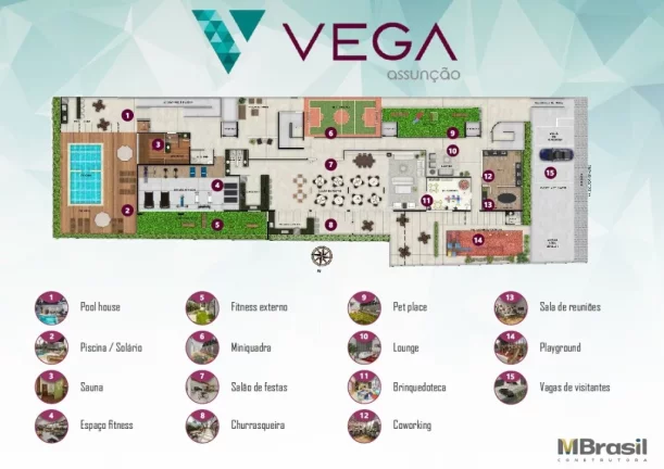 Imagem Apartamento à venda em Santo André-SP, Vila Assunção: 3 quartos, 1 suíte, 2 banheiros, 2 vagas - Condomínio Vega Assunção