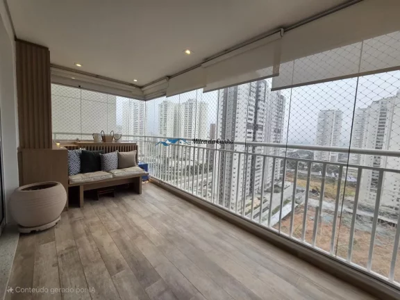 Imagem Lindo Apartamento para Venda no Condomínio Clube Domo Life, com 3 dormitórios, com 123m², 2 vagas, varanda Gourmet, Centro de São Bernardo do Campo