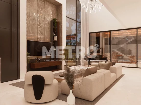 Imagem Casa à venda no Alphaville, 5 suítes, Escritório, Varanda gourmet, Adega