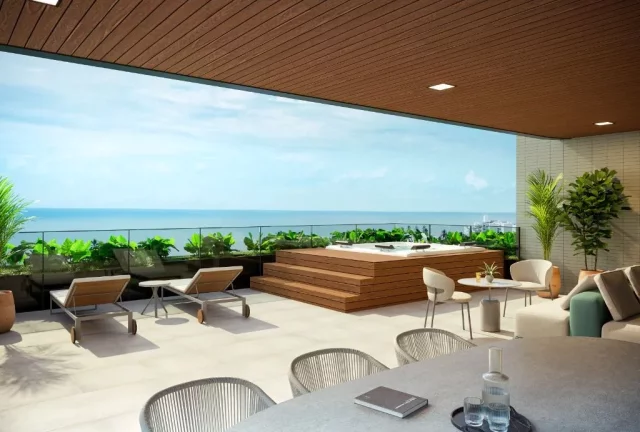 Imagem Flat com 1 dormitório à venda, 24 m² por R$ 367.000,00 - Ponta de Campina - Cabedelo/PB Imagem Flat com 1 dormitório à venda, 24 m² por R$ 367.000,00 - Ponta de Campina - Cabedelo/PB