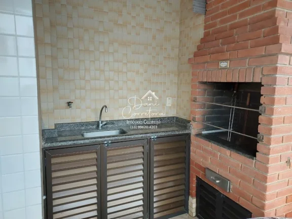 Imagem Apartamento frente mar nas Astúrias com lazer, 3 quartos com suíte e 2 vagas: 110m², venda ou locação!