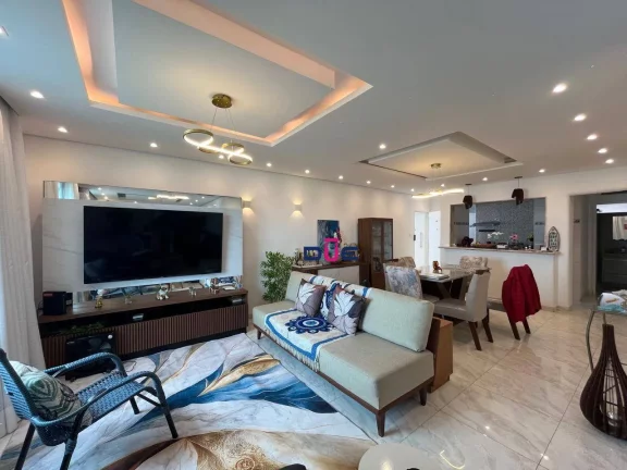 Imagem Apartamento com 3 dormitórios porteira fechada à venda, 123 m² por R$ 1.650.000 - Boqueirão - Santos/SP