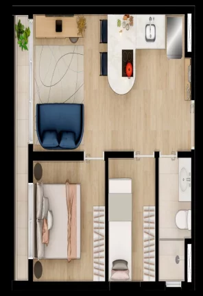 Imagem STUDIO RESIDENCIAL em São Paulo - SP, Campo Belo