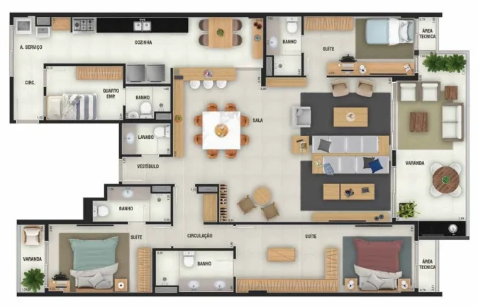 Imagem Cobertura de Luxo em Botafogo, Rio de Janeiro: 4 Quartos, 2 Suítes, 4 Vagas - 271m² de Puro Conforto.