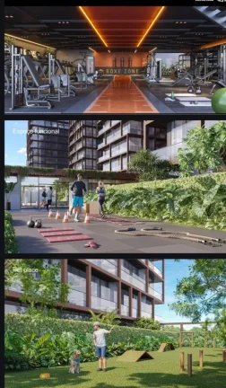 Imagem Studio para Venda em Rio de Janeiro, Barra Olimpica, 2 dormitórios, 2 suítes, 1 banheiro