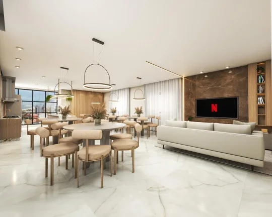 Imagem ULTIMAS UNIDADES 3 QUARTOS SENDO 1 SUITE A 250 METROS DA PRAIA DO GRAVATÁ