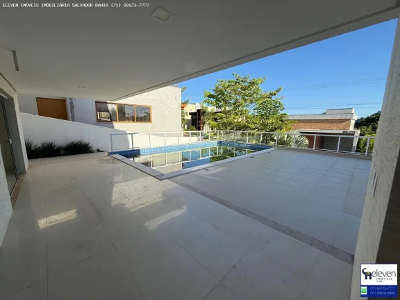 Imagem CASA DE LUXO LOCAÇÃO ANUAL SEM MÓVEIS  NO ALPHAVILLE 2 SALVADOR | 4 SUÍTES COM 4 VAGAS 