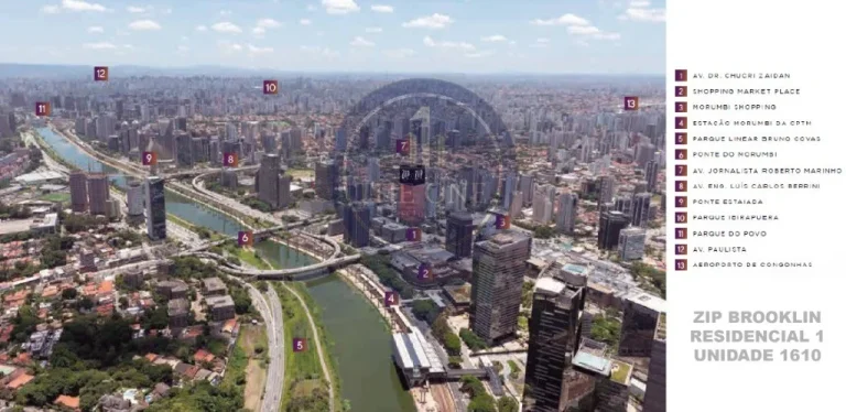 Imagem Apartamento à venda em São Paulo - Vila Cordeiro com 1 quarto, 1 suíte e 2 banheiros!