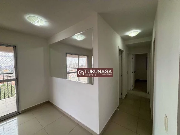 Imagem Apartamento com 3 dormitórios para alugar, 82 m² por R$ 3.845,95/mês - Vila Rosália - Guarulhos/SP