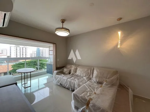 Imagem Apartamento 2 quartos, varanda gourmet e lazer à venda no Embaré em Santos/SP