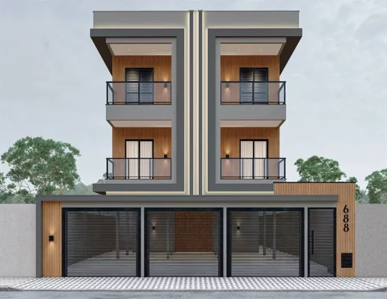 Imagem CASA COM 105.06 m² - CAIÇARA - PRAIA GRANDE SP