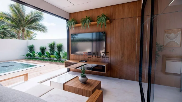 Imagem Sobrado moderno com 4 dormitórios e escritório à venda, 303 m² por R$ 3.300.000 - Condomínio Alto Padrão - Indaiatuba/SP