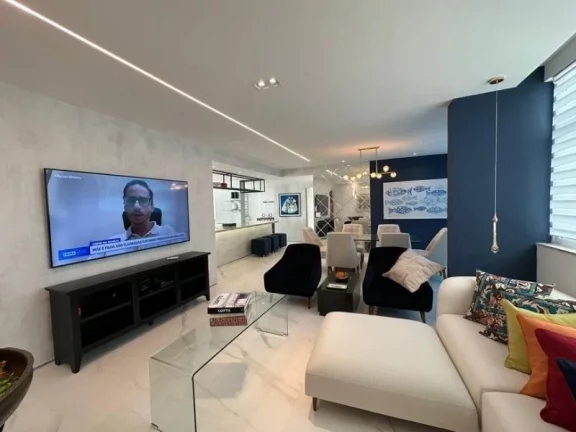 Imagem A 5ª Avenida Imóveis selecionou esse lindíssimo apartamento no Corredor da Vitoria VISTA MAR Baía de Todos os Santos: 3 suítes mobiliado e equipado