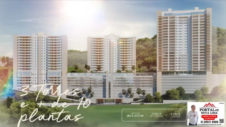 Imagem Lançamento Apartamento a venda Ed. MONT D`OR - Vila da Serra - Destaque possui uma planta ampla e bem distribuída, com 180,25 m2 de área privativa.