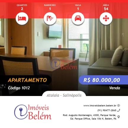 Imóveis Belém vende cota do Resort Exclusive em Salinas.