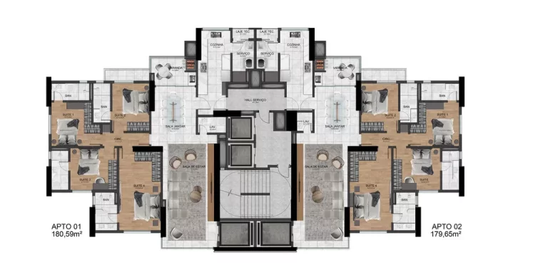 Imagem Apartamento à venda no bairro Pioneiros - Balneário Camboriú/SC