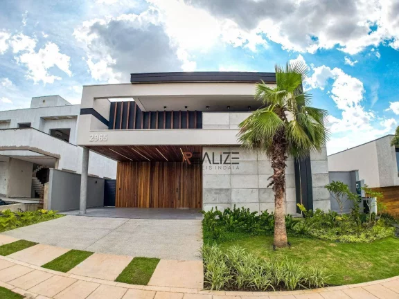 Imagem Casa alto padrão com 3 suítes e escritório à venda, 311 m² por R$ 3.200.000 - Condomínio Jardim Vila Paradiso - Indaiatuba/SP