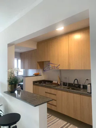 Imagem Apartamento com 1 dormitório à venda, 48 m² por R$ 360.000,00 - Guilhermina - Praia Grande/SP