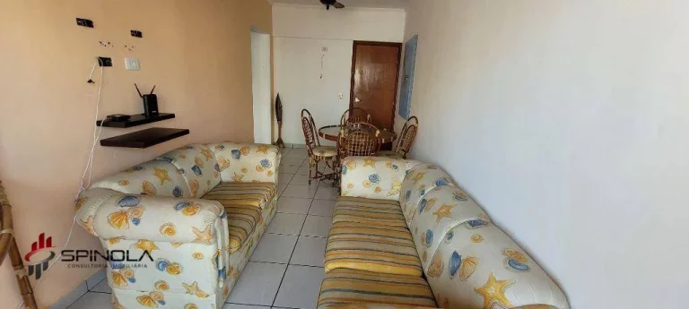 Imagem Apartamento com 1 dormitório à venda, 55 m² por R$ 300.000,00 - Aviação - Praia Grande/SP