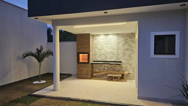 Imagem Casa linear, estilo contemporâneo com 3 qtos 1 suíte, Jardim Atlânti. Oeste