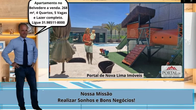 Apartamento de 4 quartos a venda no Belvedere