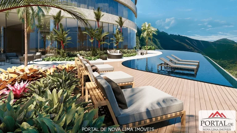 Imagem Apartamento de Luxo com 757 m², Garagem Privativa e Heliponto em Nova Lima ? Quatro Ventos