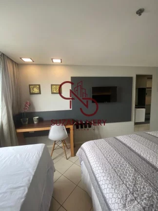 Imagem Flat vista mar mobiliado em Ponta Negra