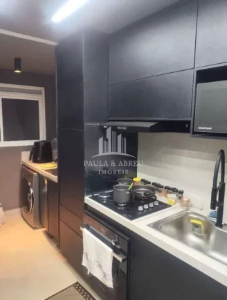 Imagem Apartamento 54m², 1 Dormitório, podendo ser 2 (está com living ampliado), Sacada, 1 Vaga, Lazer Completo, no Jardim Pedroso, Mauá-SP